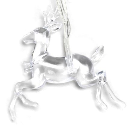 Aigostar - LED гірлянда 20xLED/3xAA 3,3m олені