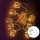 Aigostar - LED гірлянда 20xLED/3xAA 3m, тепле біле світло, рукавички
