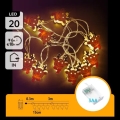 Aigostar - LED гірлянда 20xLED/3xAA 3m тепле біле у вигляді оленя