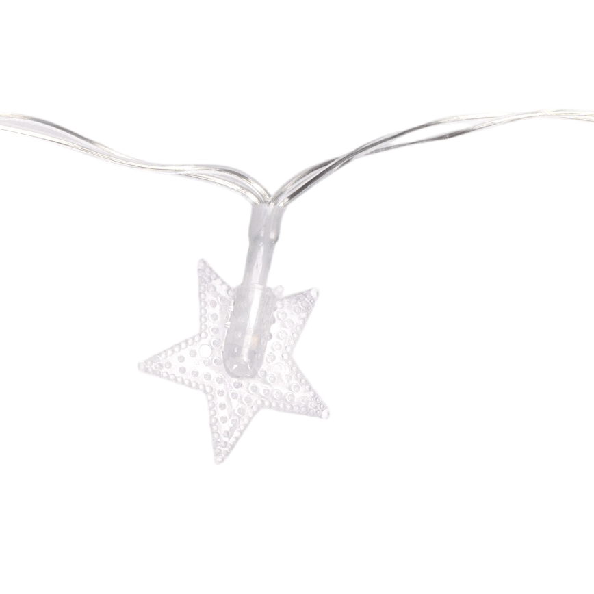 Aigostar - уличная LED-гирлянда 100xLED/8 функций 3xAA 10 m IP44 холодный белый