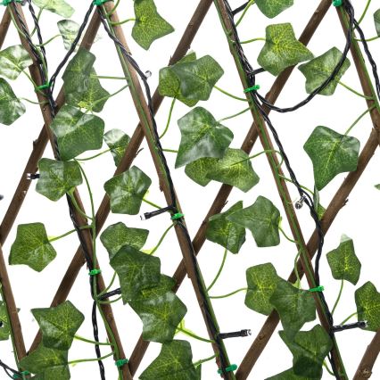 Aigostar - LED Гірлянда на сонячній батареї 102xLED/2x0,7м IP65 300 mAh теплий білий плющ