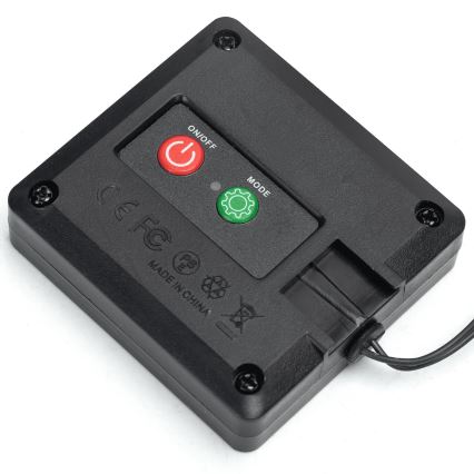 Aigostar - LED Гірлянда на сонячній батареї 148xLED/2x1,2м IP65 теплий білий евкаліпт