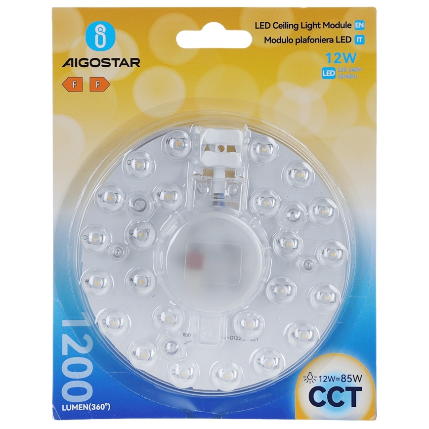 Aigostar - LED магнітний модуль LED/12Вт/230В 3000/4000/6500К