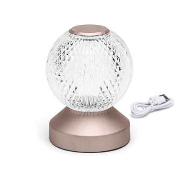 Aigostar - LED Настільна акумуляторна лампа з регулюванням яскравості LED/1W/5V 2700/4000/6500K 1800mAh 13,5 см