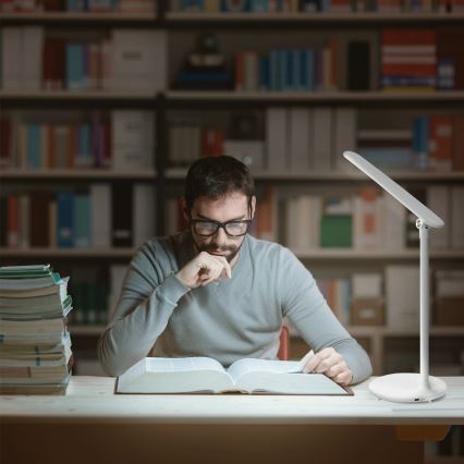 Aigostar - Світлодіодна регульована зарядна настільна лампа з сенсорним керуванням LED/3W/5V 2700/4000/6500K 1800 mAh