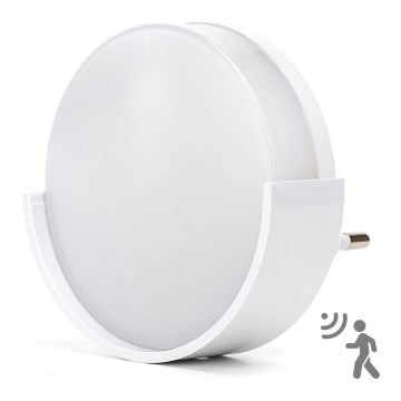Aigostar - LED Нічник з датчиком освітленості LED/1W/230V 6500K круглий