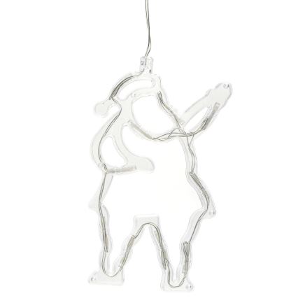 Aigostar - LED новогоднее украшение 10xLED/3xAAA Дед Мороз 20 см