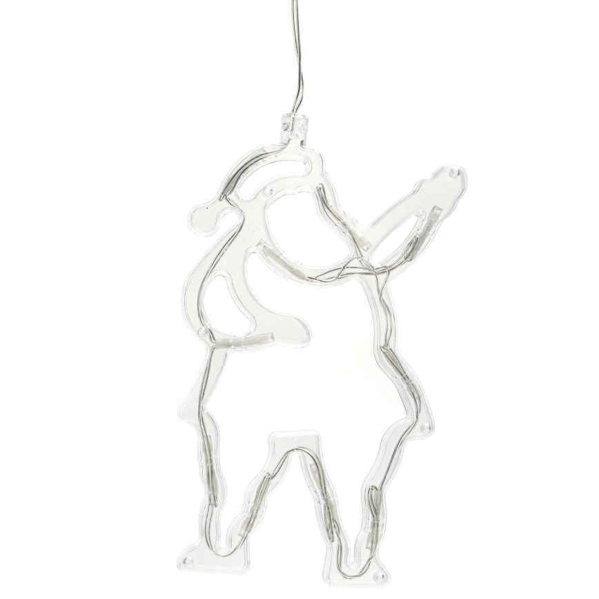 Aigostar - LED новогоднее украшение 10xLED/3xAAA Дед Мороз 20 см