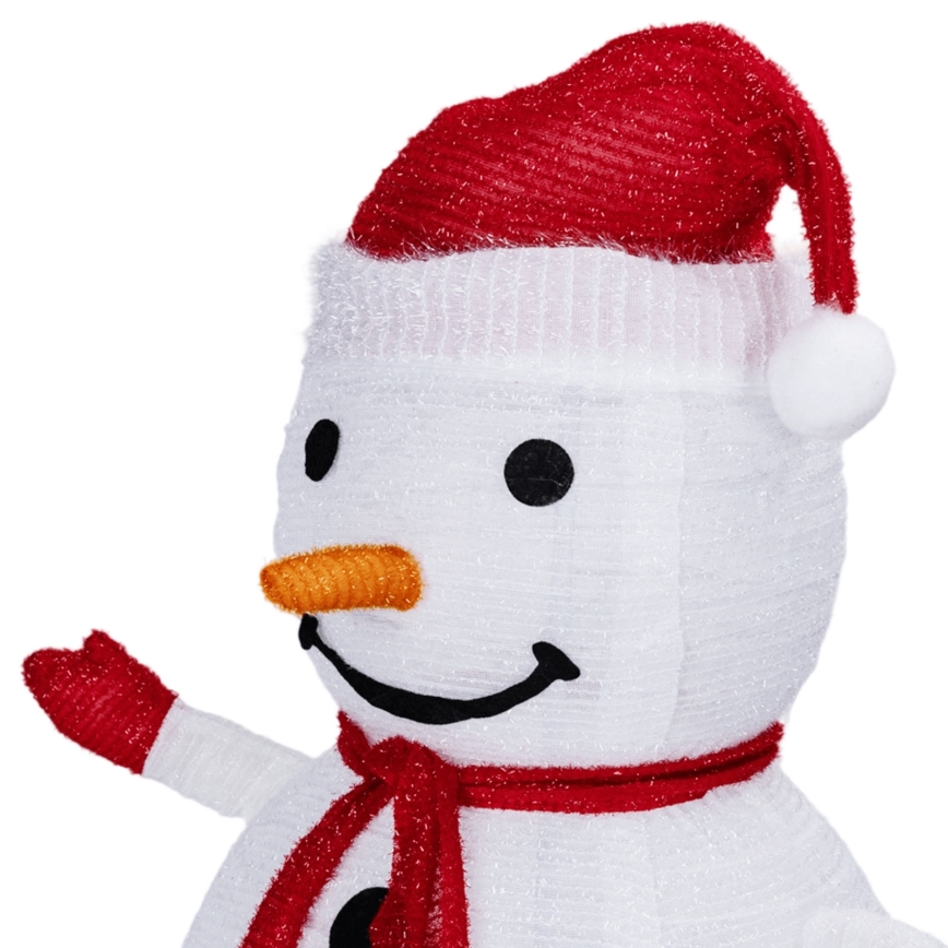 Aigostar - рождественская уличная LED-декорация 50xLED/3xAA 0,7m IP44 снеговик + пульт дистанционного управления