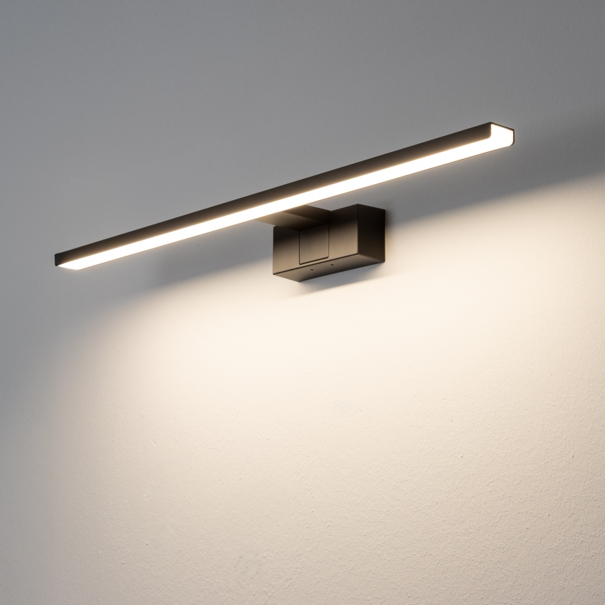 Aigostar - LED Підсвітка для дзеркала у ванній кімнаті LED/12W/230V 4000K 60 см IP44 чорний