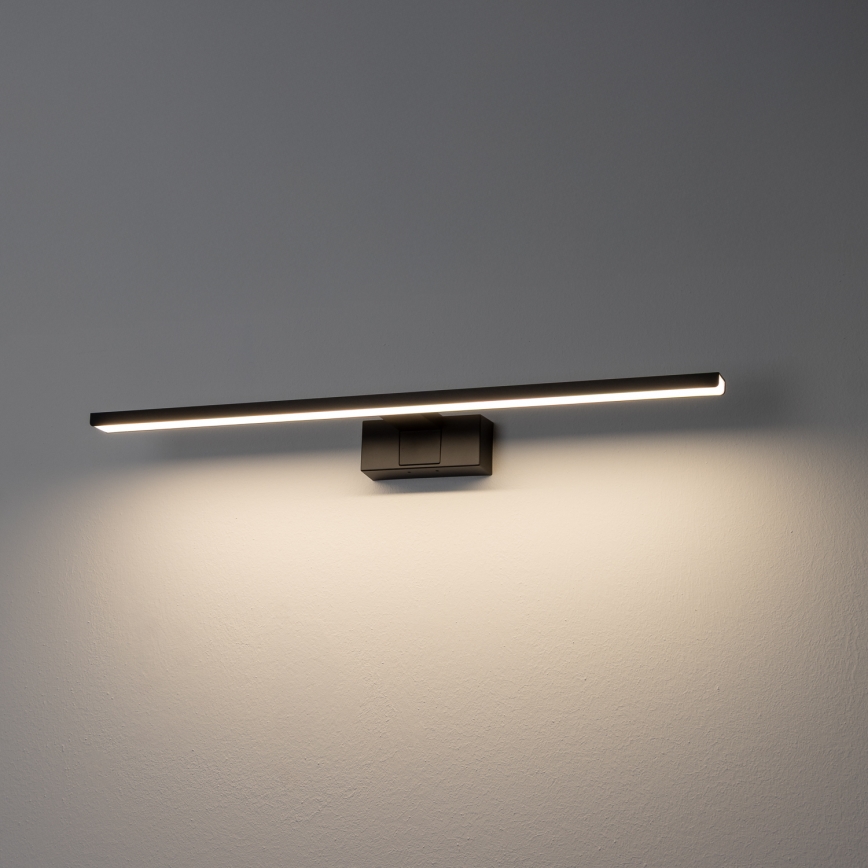 Aigostar - LED Підсвітка для дзеркала у ванній кімнаті LED/12W/230V 4000K 60 см IP44 чорний