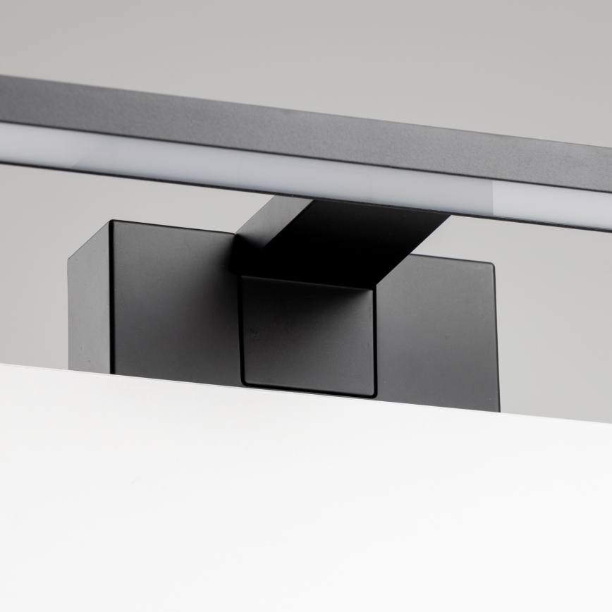 Aigostar - LED Підсвітка для дзеркала у ванній кімнаті LED/12W/230V 4000K 60 см IP44 чорний