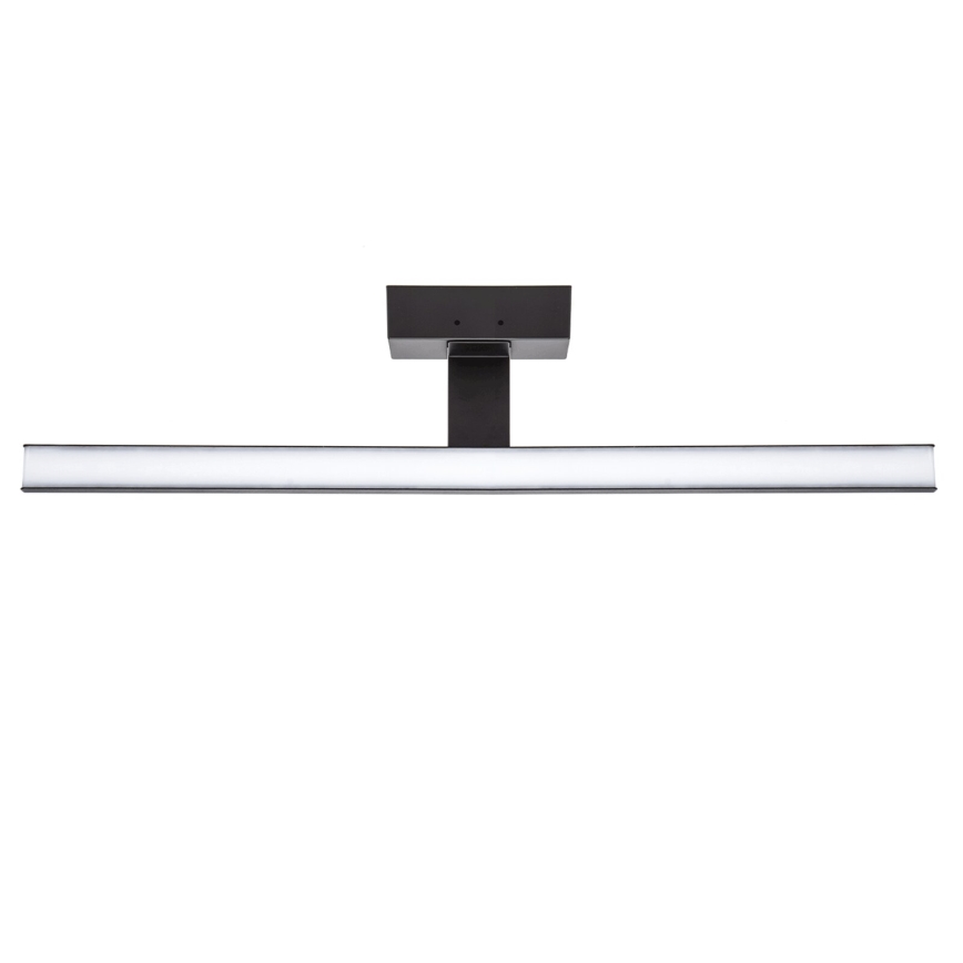 Aigostar - LED Підсвітка для дзеркала у ванній кімнаті LED/12W/230V 4000K 60 см IP44 чорний