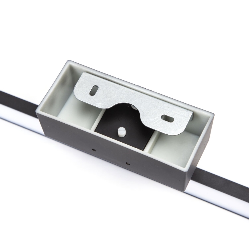 Aigostar - LED Підсвітка для дзеркала у ванній кімнаті LED/12W/230V 4000K 60 см IP44 чорний