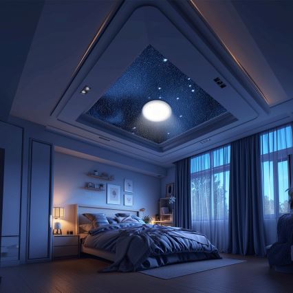 Aigostar - Диммируемый потолочный светильник MESH LED/36 Вт/230 В 3000-6500K, диаметр 49,5 см + пульт дистанционного управления