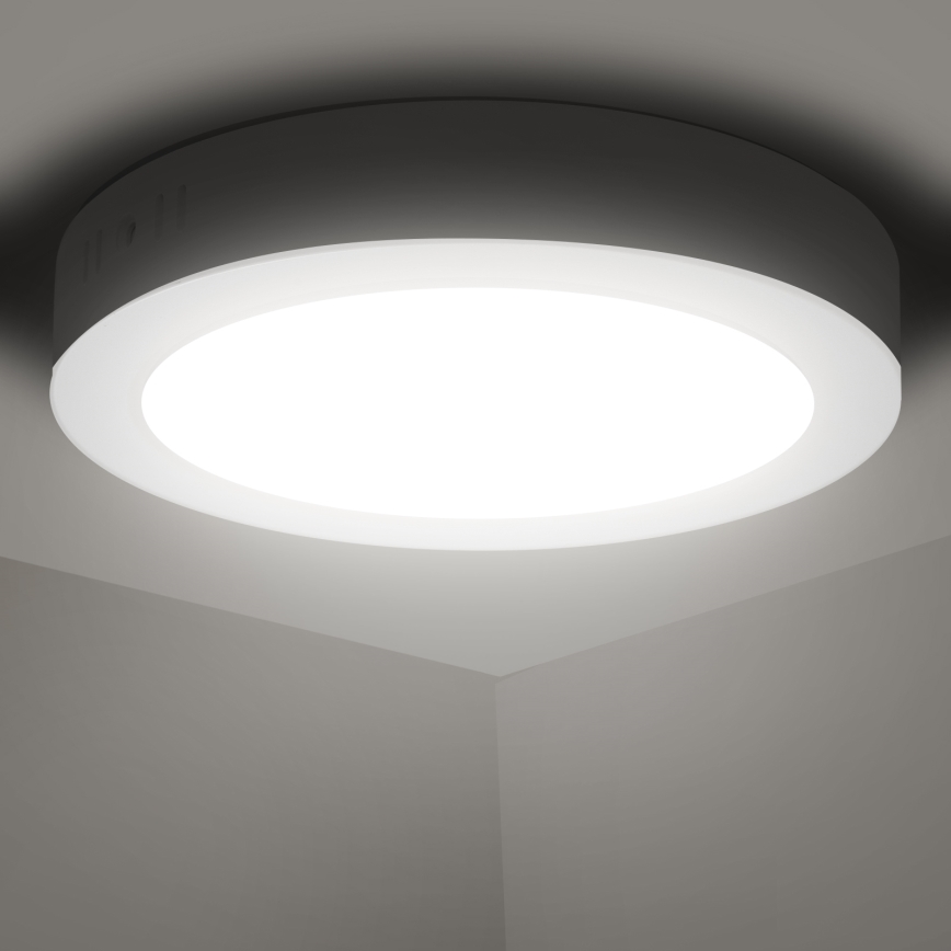 Aigostar - LED Пристельовий світильник LED/12W/230V діаметр 17,4 см 4000K білий