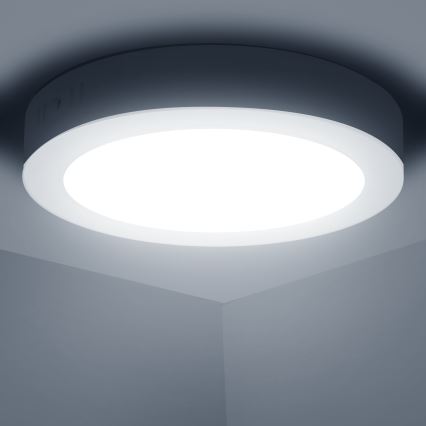 Aigostar - LED Пристельовий світильник LED/12W/230V діаметр 17,4 см 6500K білий
