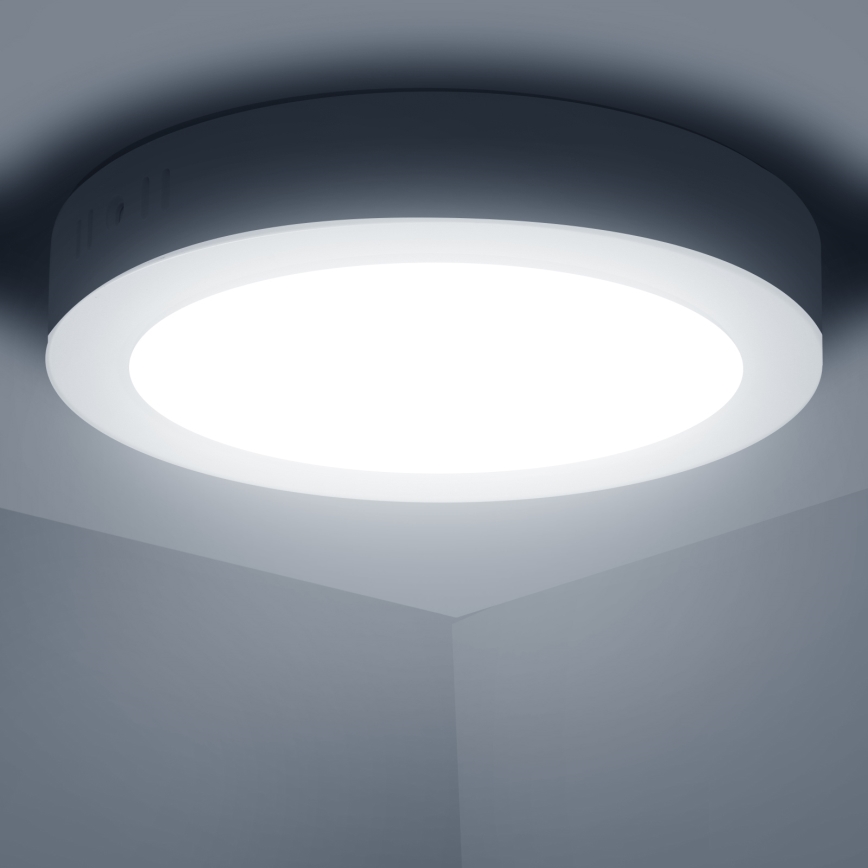 Aigostar - LED Пристельовий світильник LED/12W/230V діаметр 17,4 см 6500K білий