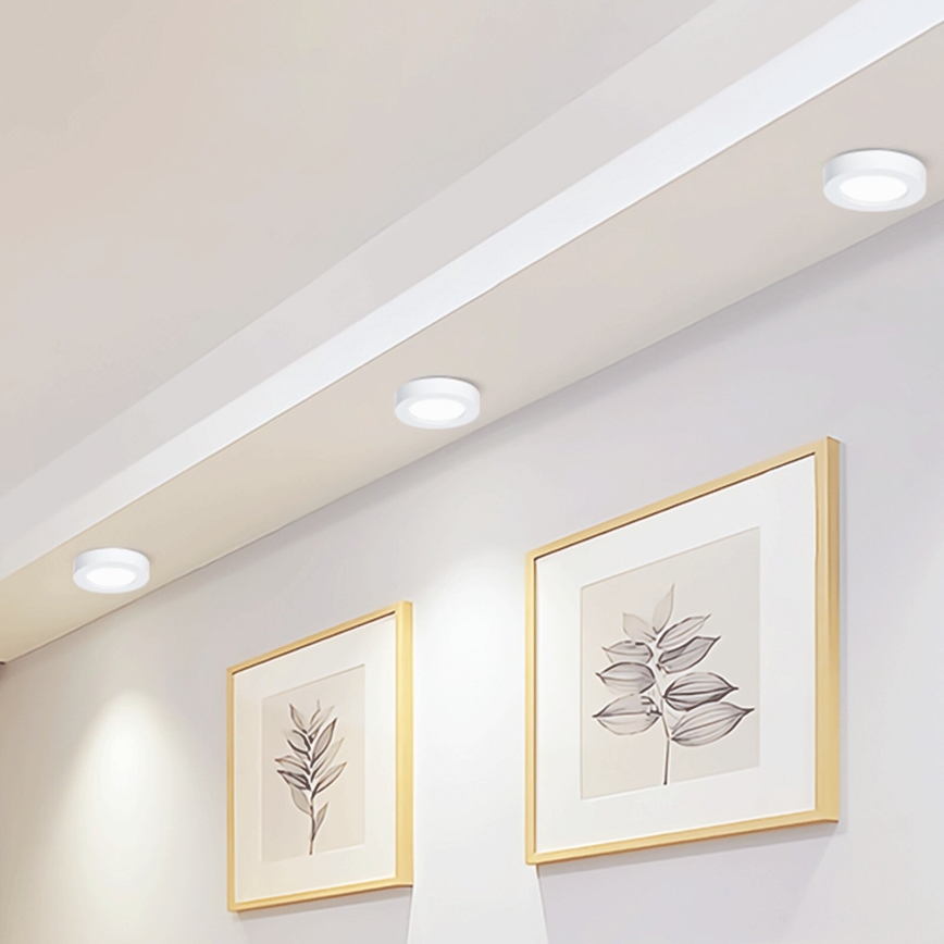 Aigostar - LED Пристельовий світильник LED/12W/230V діаметр 17,4 см 6500K білий