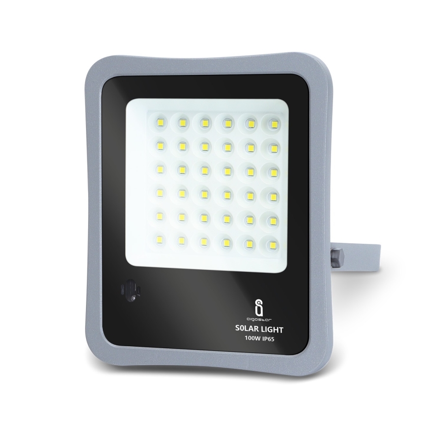 Aigostar - LED прожектор на сонячній батареї з регулюванням яскравості LED/100W/3,2V IP65 + ДК
