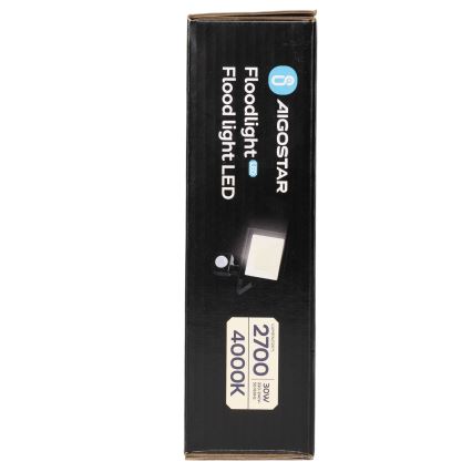 Aigostar - LED-прожектор з датчиком LED/30W/230V 4000K IP65