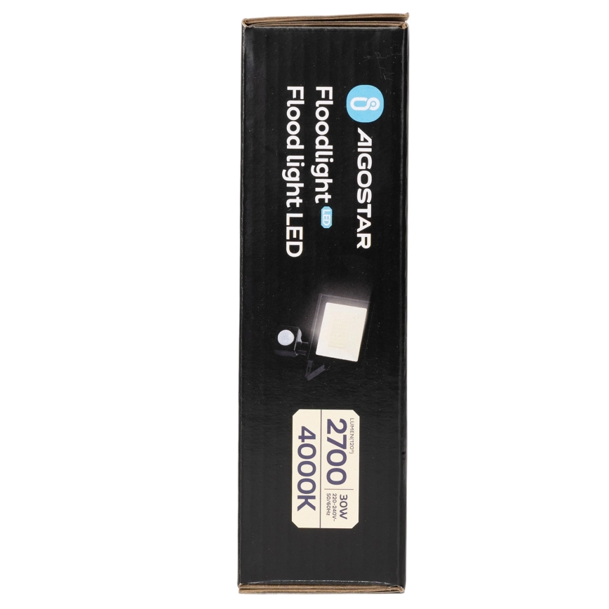 Aigostar - LED-прожектор з датчиком LED/30W/230V 4000K IP65