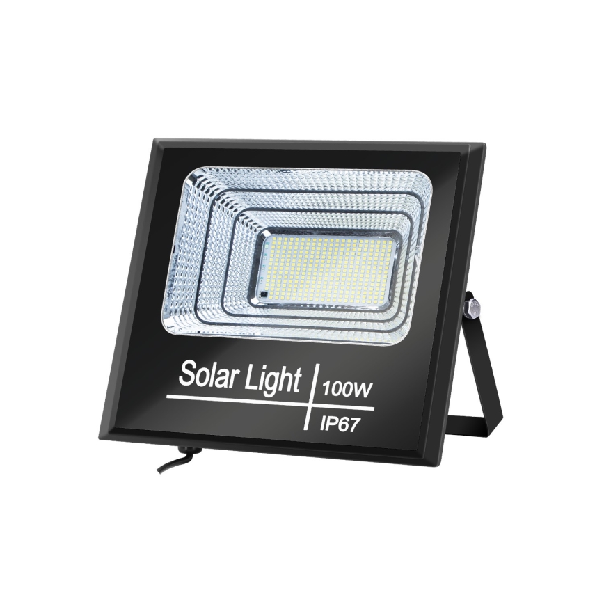 Aigostar - LED Прожектор з регулюванням яскравості на сонячній батареї LED/100W/3,2V IP67 2000 mAh + пульт ДК