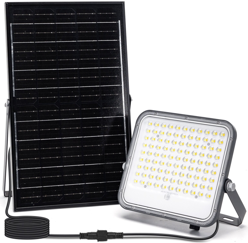 Aigostar - LED Прожектор з регулюванням яскравості на сонячній батареї LED/150W/3,4V 3000/4000/6500K IP66 + пульт дистанційного керування