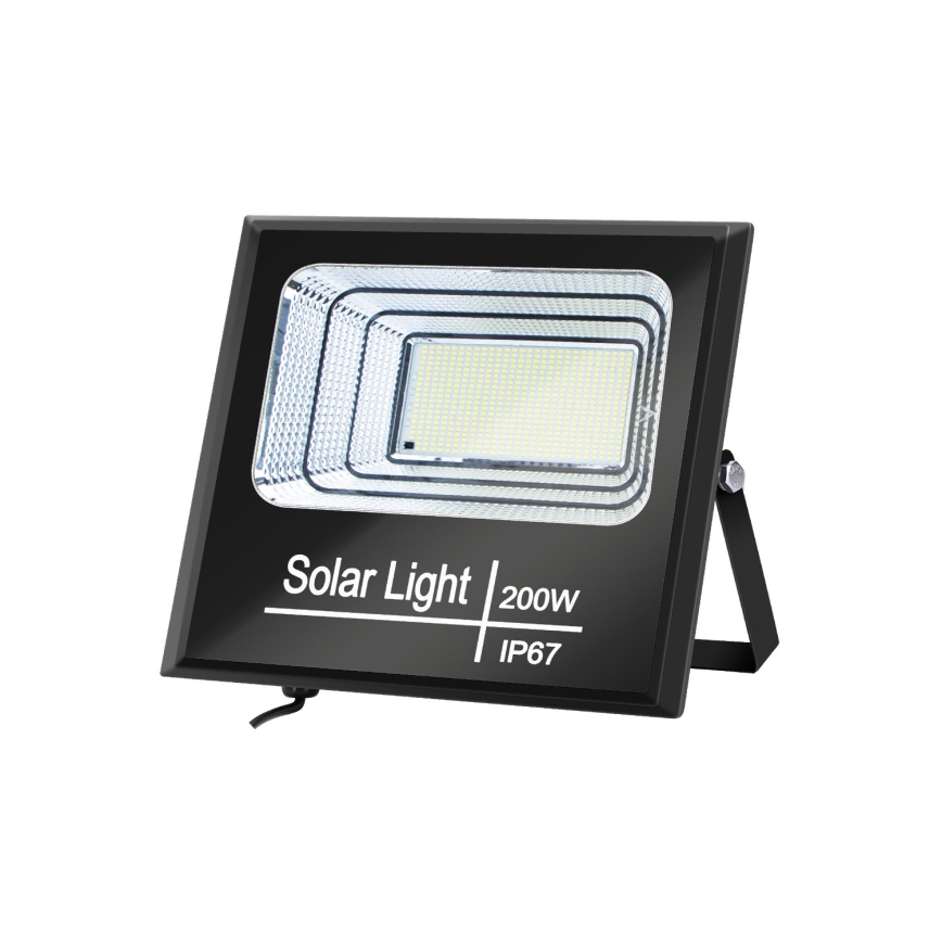 Aigostar - LED Прожектор з регулюванням яскравості на сонячній батареї LED/200W/3,2V IP67 + пульт дистанційного керування