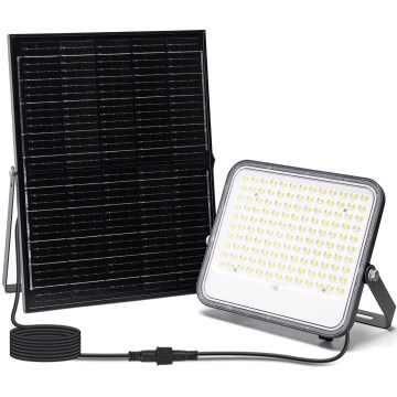 Aigostar - LED Прожектор з регулюванням яскравості на сонячній батареї LED/200W/3,4V 3000/4000/6500K IP66 + пульт дистанційного керування