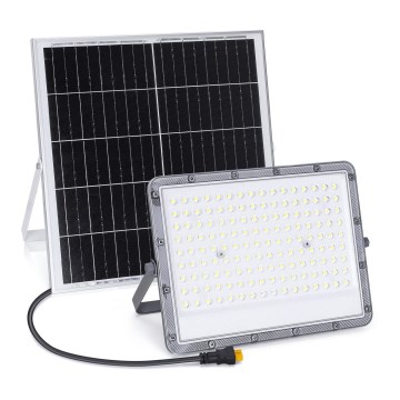Aigostar - LED Прожектор з регулюванням яскравості на сонячній батареї LED/200W/3,4V IP65 + пульт дистанційного керування