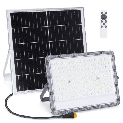 Aigostar - LED Прожектор з регулюванням яскравості на сонячній батареї LED/200W/3,4V IP65 + пульт дистанційного керування