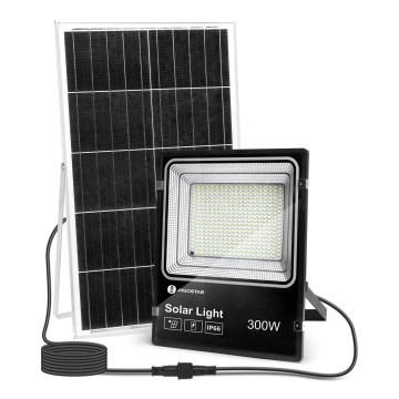 Aigostar - LED Прожектор з регулюванням яскравості на сонячній батареї LED/300W/3,2V IP66 + пульт дистанційного керування