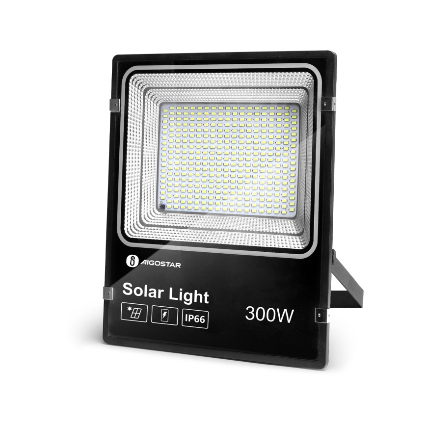 Aigostar - LED Прожектор з регулюванням яскравості на сонячній батареї LED/300W/3,2V IP66 + пульт дистанційного керування