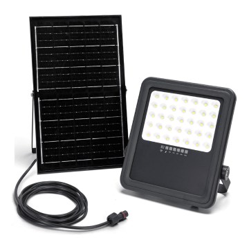 Aigostar - LED Прожектор з регулюванням яскравості на сонячній батареї LED/300W/3,4V IP65 + пульт дистанційного керування