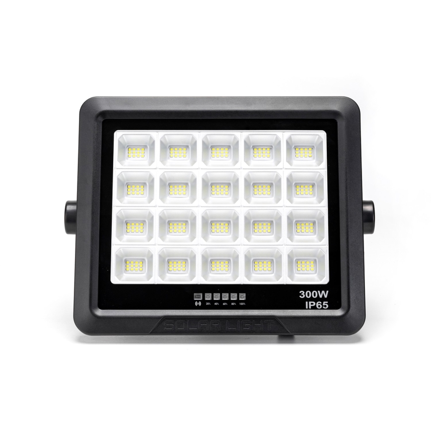 Aigostar - LED Прожектор з регулюванням яскравості на сонячній батареї LED/300W/3,4V IP65 + пульт дистанційного керування