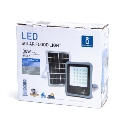 Aigostar - LED Прожектор з регулюванням яскравості на сонячній батареї LED/30W/3,2V 20000 mAh IP67 + пульт ДК