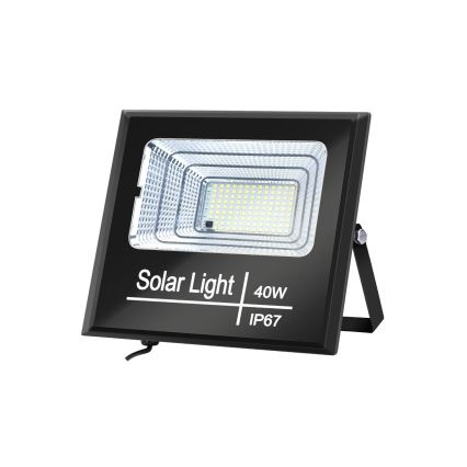 Aigostar - LED Прожектор з регулюванням яскравості на сонячній батареї LED/40W/3,2V IP67 2000 mAh + +пульт ДК