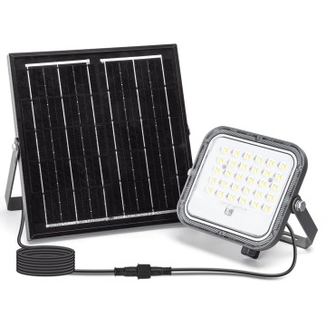 Aigostar - LED Прожектор з регулюванням яскравості на сонячній батареї LED/50W/3,4V 3000/4000/6500K IP66 + пульт дистанційного керування
