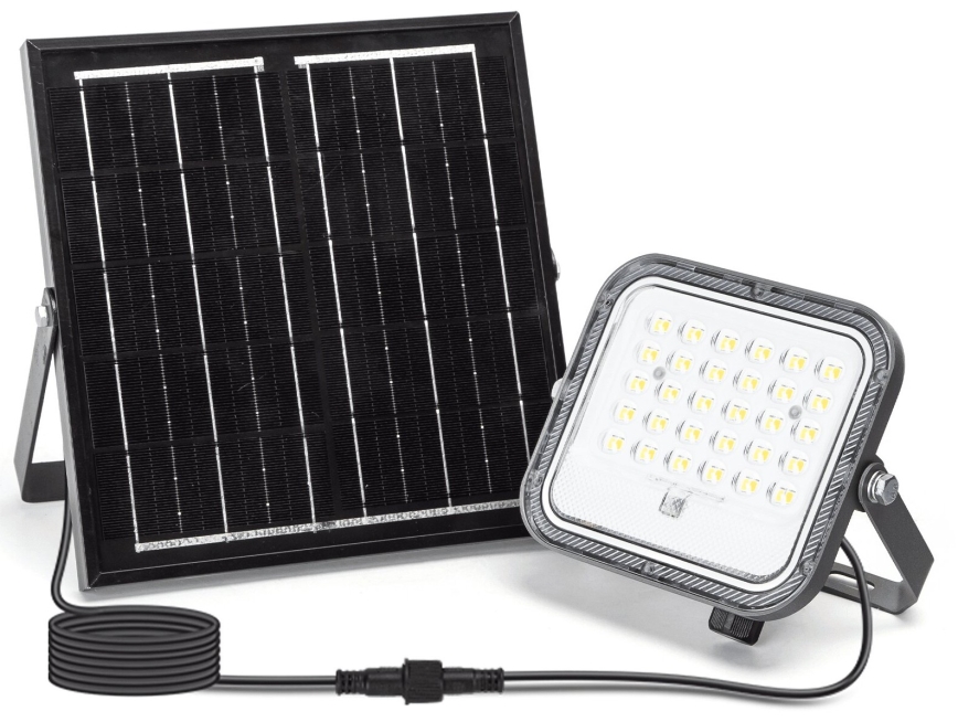 Aigostar - LED Прожектор з регулюванням яскравості на сонячній батареї LED/50W/3,4V 3000/4000/6500K IP66 + пульт дистанційного керування