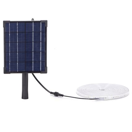 Aigostar - LED RGB Cтрічка на сонячній батареї з регулюванням яскравості LED/5W/3,2V 5+2м IP65 + пульт дистанційного керування