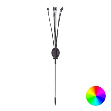 Aigostar - LED RGB Декоративна лампа на сонячній батареї LED/0,04W/1,2V 68,5см IP44