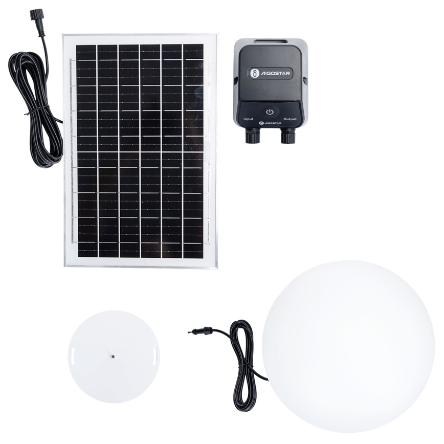 Aigostar - LED RGBW Диммируемая уличная лампа MESH LED/35W/3,7V 4000mAh 2700-6500K IP65 диам. 50 см + пульт дистанционного управления