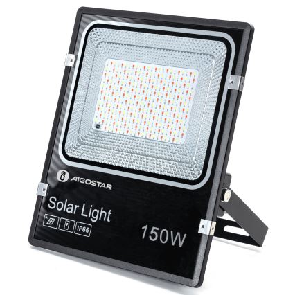 Aigostar - LED RGB Прожектор з регулюванням яскравості на сонячній батареї LED/150W/3,2V IP66 + пульт дистанційного керування