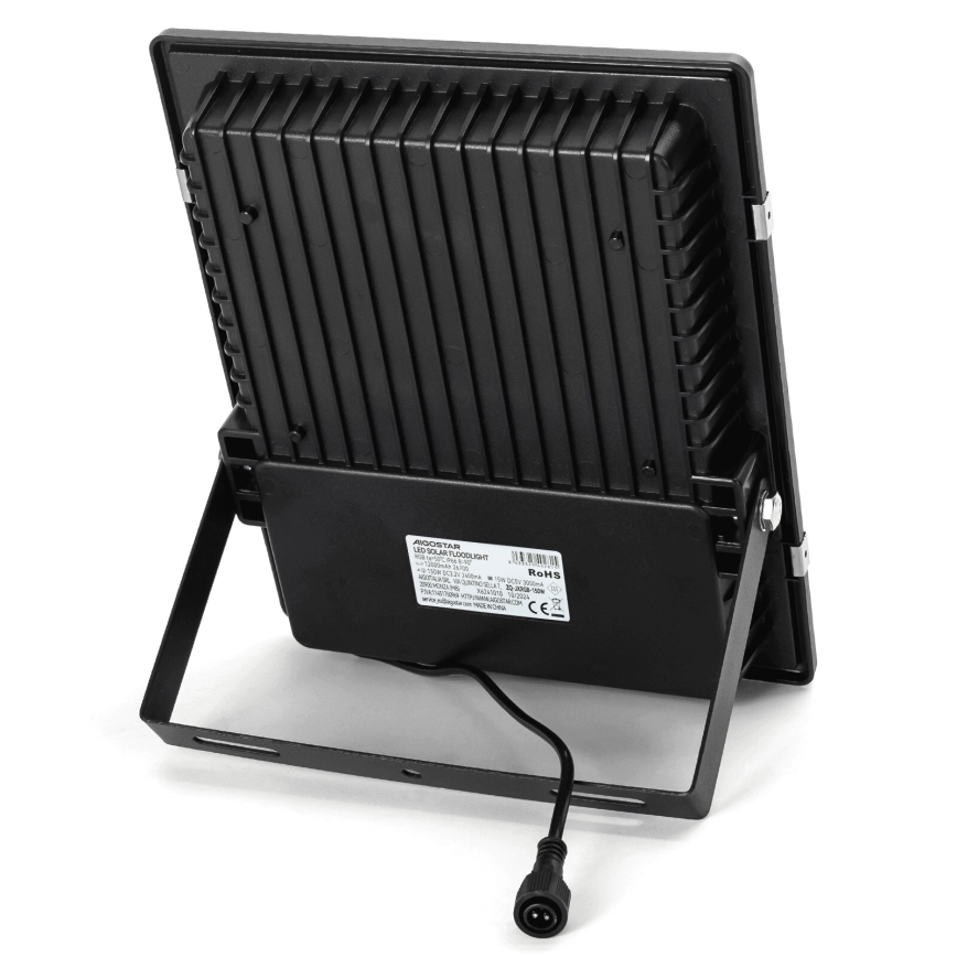 Aigostar - LED RGB Прожектор з регулюванням яскравості на сонячній батареї LED/150W/3,2V IP66 + пульт дистанційного керування