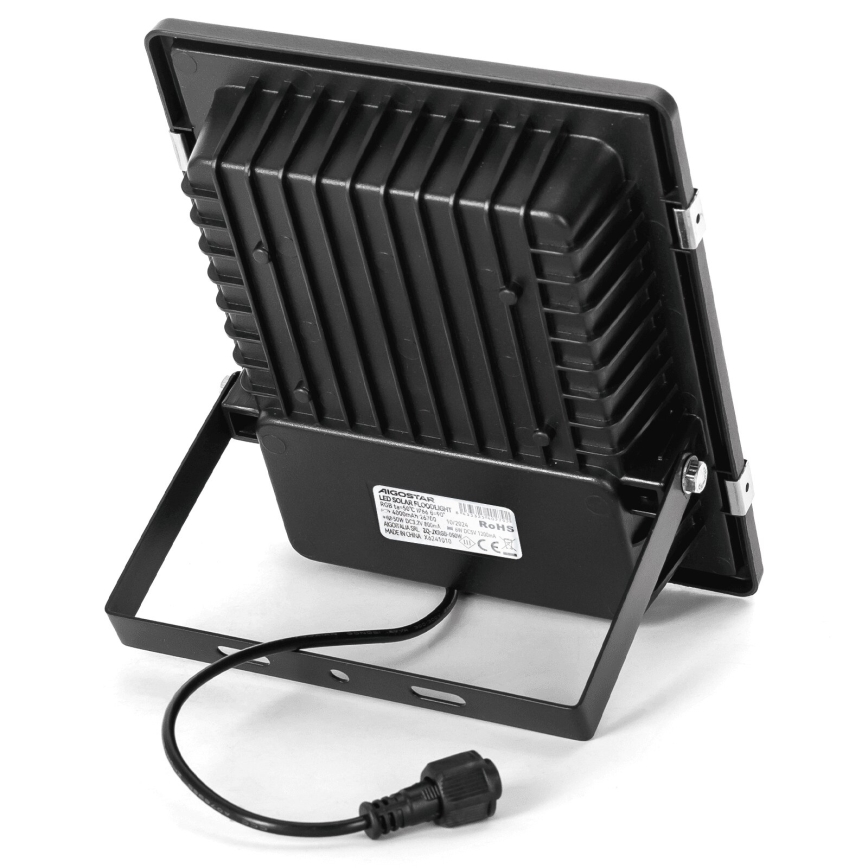 Aigostar - LED RGB Прожектор з регулюванням яскравості на сонячній батареї LED/50W/3,2V IP66 + пульт дистанційного керування