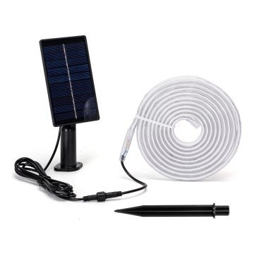 Aigostar - LED RGB Стрічка на сонячній батареї з регулюванням яскравості LED/1,6W/3,2V 5 м IP65 + пульт дистанційного керування