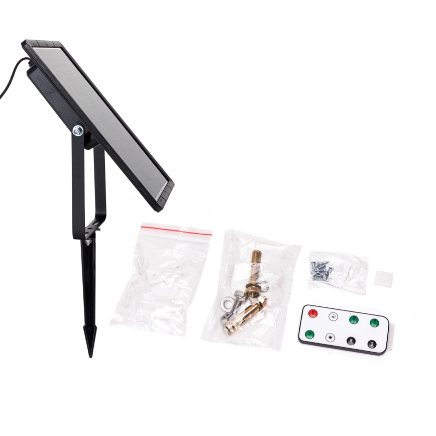 Aigostar - LED RGB Стрічка на сонячній батареї з регулюванням яскравості LED/10W/3,2V 10 м IP65 + пульт дистанційного керування