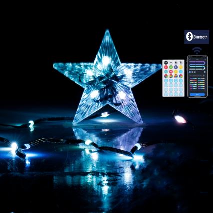 Aigostar - LED RGBICW умная уличная гирлянда MESH 100xLED 10m IP44 + пульт дистанционного управления