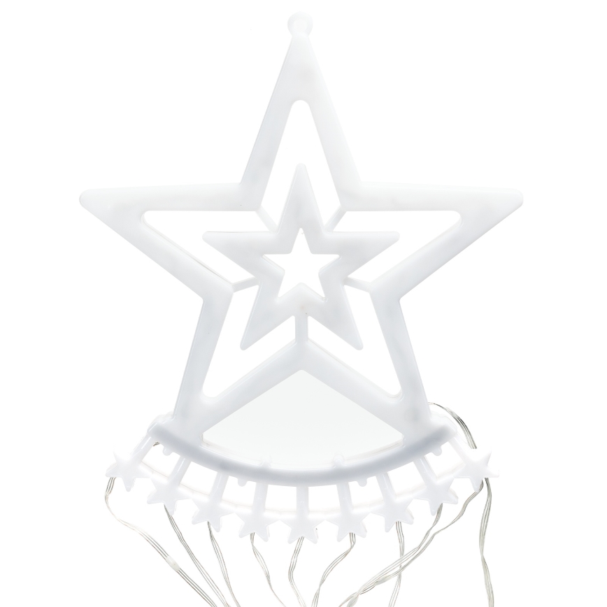 Aigostar - LED RGBICW Уличное рождественское украшение 250 светодиодов/230 В 2,5 м IP44 + пульт дистанционного управления